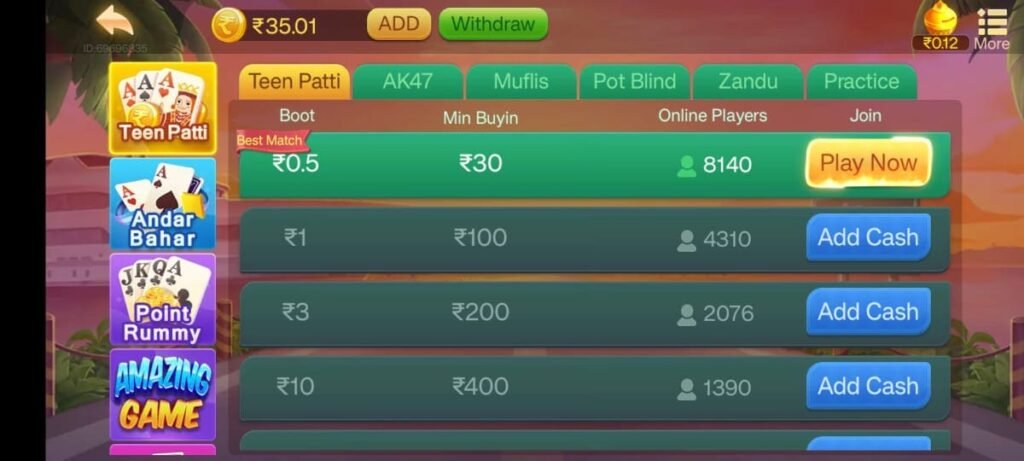 Teen Patti Master Golden India